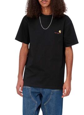 Camiseta Carhartt Script preta para homem