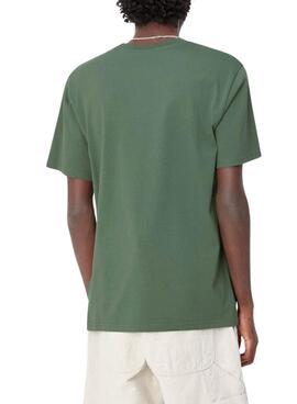 Camiseta Carhartt Pocket verde para homem