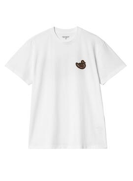 Camiseta Carhartt Ducks branca para homem