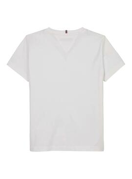 Camiseta Tommy Hilfiger Nyc branca para menina