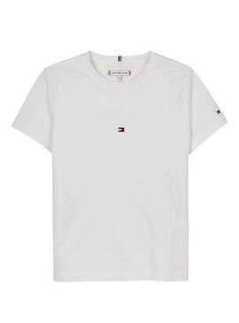 Camiseta Tommy Hilfiger Nyc branca para menina