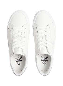 Sapatos Calvin Klein Jeans Bold branco para mulher