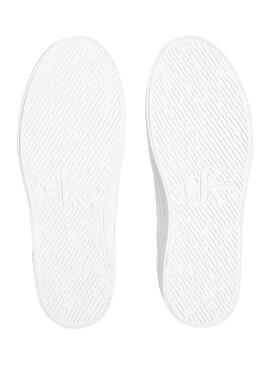 Sapatos Calvin Klein Jeans Bold branco para mulher