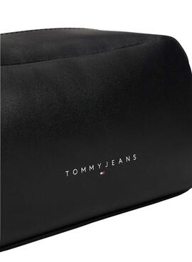 Necessaire Tommy Jeans Leather Washbag preto