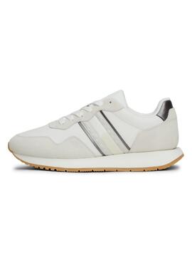 Sapatilhas Tommy Jeans Eva Runner branco para mulher