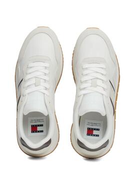 Sapatilhas Tommy Jeans Eva Runner branco para mulher