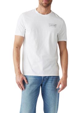 Camiseta Levis Graphic branca para homem