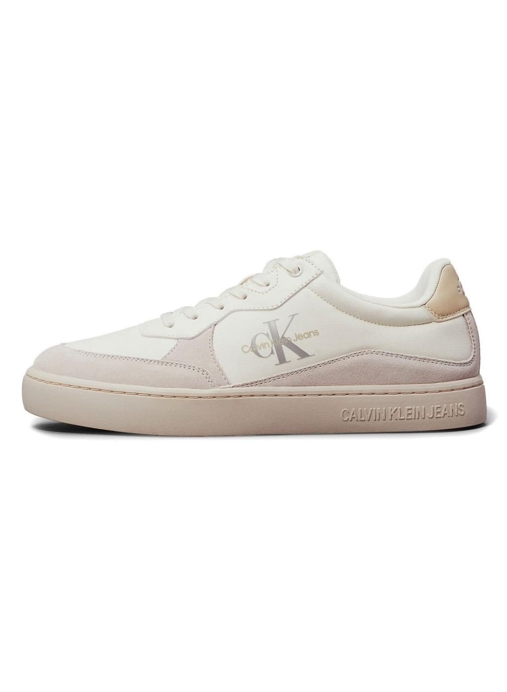 Sapatilhas Calvin Klein Jeans Classic Cupsole Low bege para homem