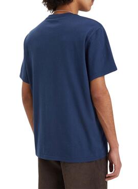 Camiseta Levis Padded azul para homem