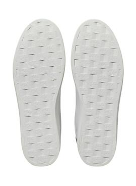 Sapatilhas Calvin Klein Jeans Chunky cupsole branco e preto para mulher