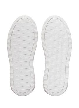 Sapatilhas Calvin Klein Jeans Chunky cupsole branco para mulher