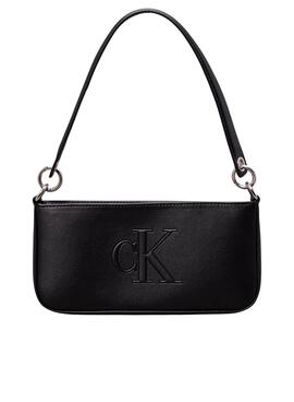 Bolsa Calvin Klein Jeans Pouch preta para mulher