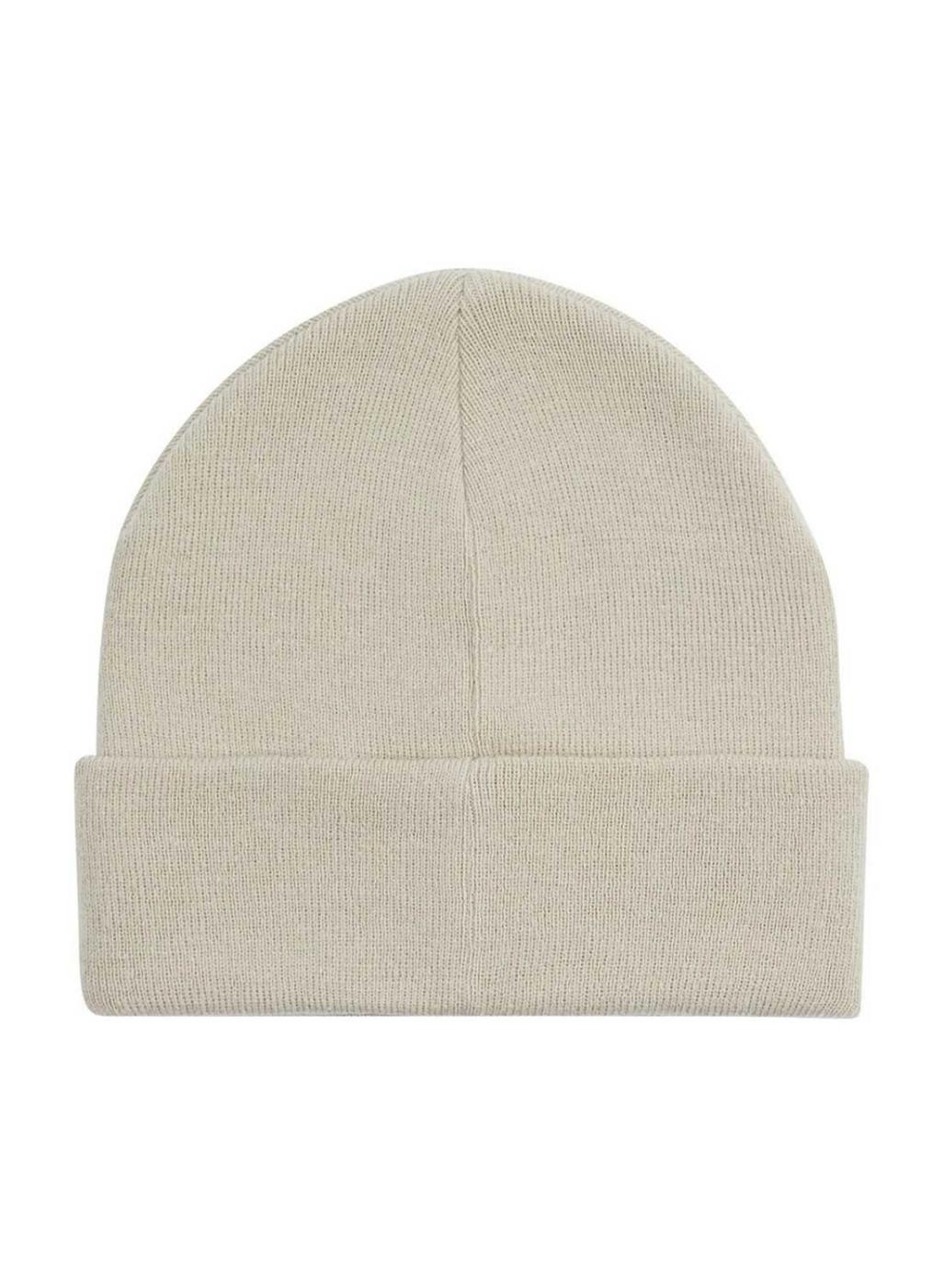 Gorro Calvin Klein Monogram bege para mulheres e homens.