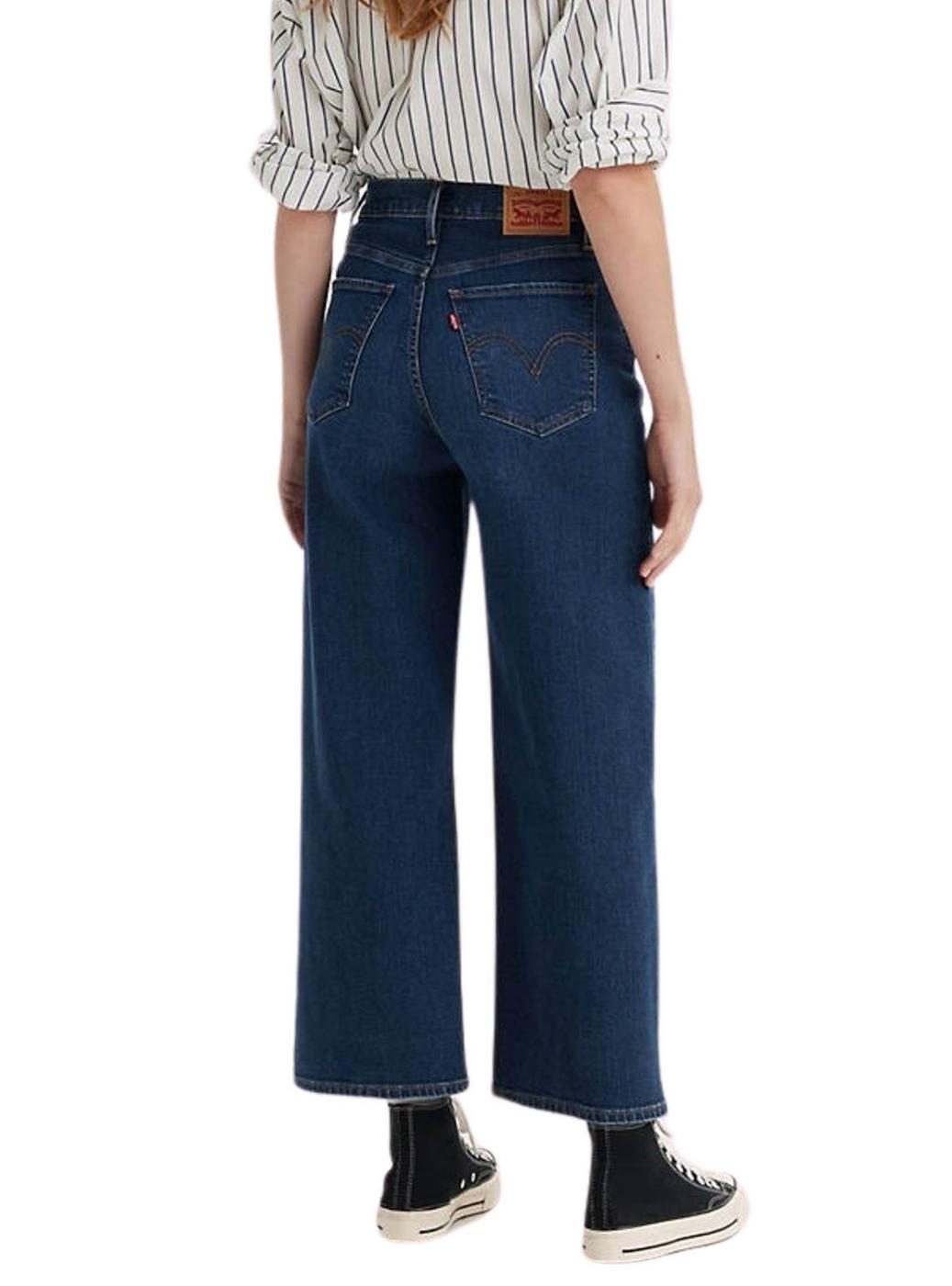 Calça de ganga Levis Coulote Denim para mulher