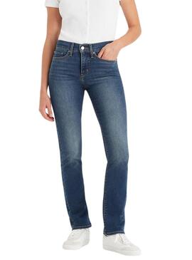 Calça jeans Levis 314 modeladora escura para mulher