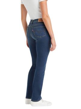 Calça jeans Levis 314 modeladora escura para mulher