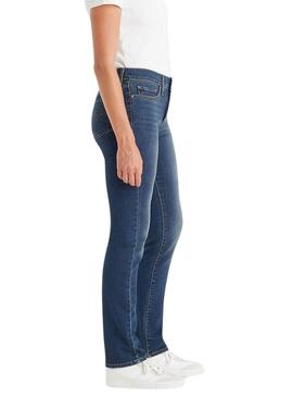 Calça jeans Levis 314 modeladora escura para mulher