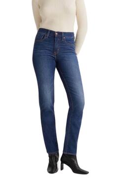 Calça jeans Levis 724 slim para mulher