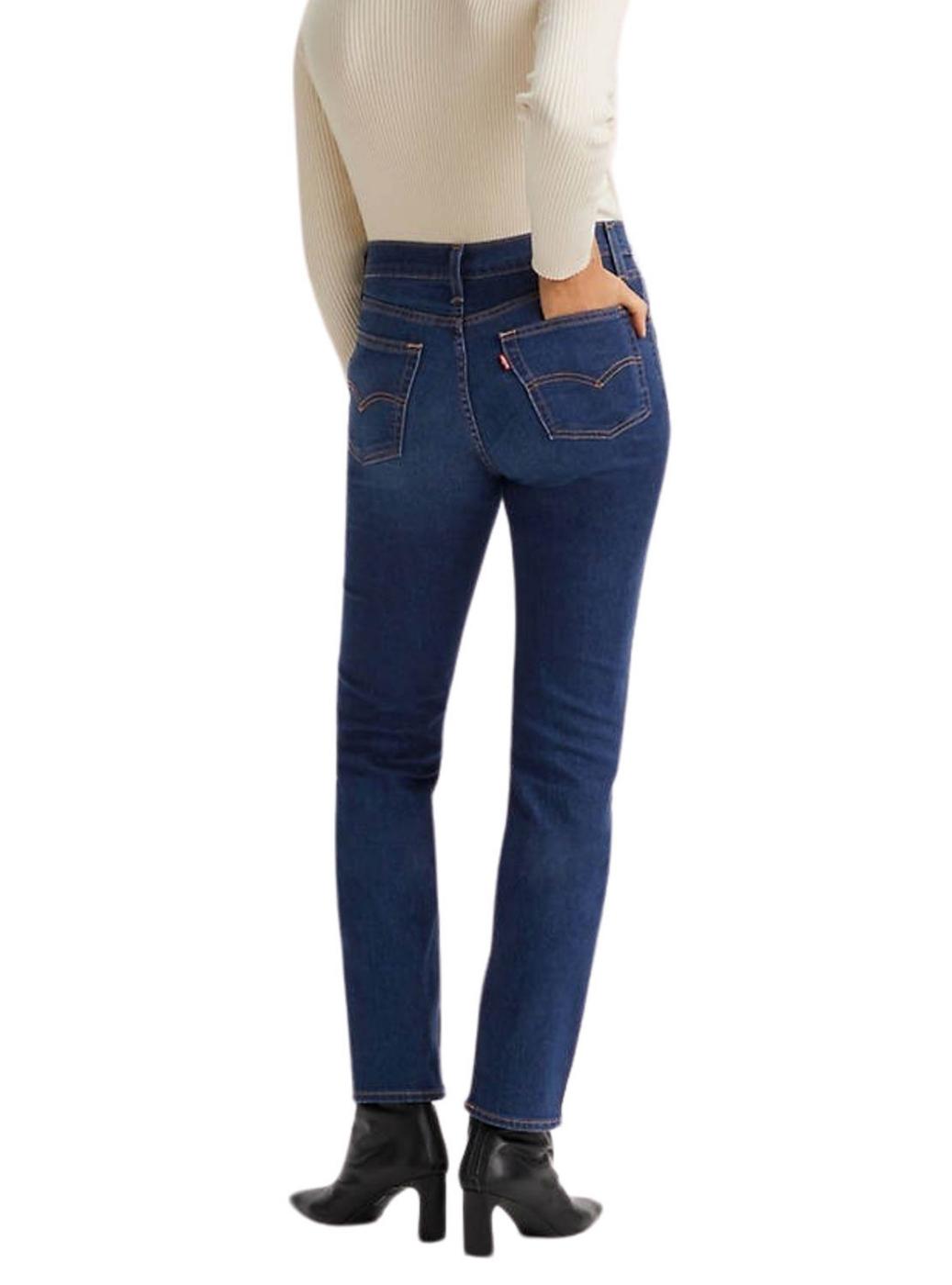 Calça jeans Levis 724 slim para mulher