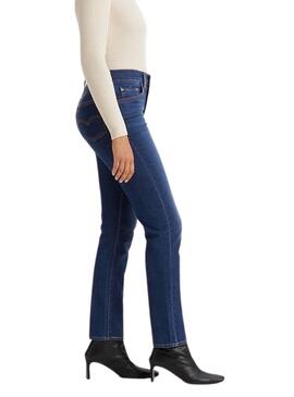 Calça jeans Levis 724 slim para mulher