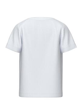 Camiseta Name It Hesun Branca Para Menino