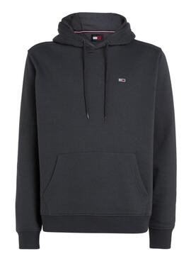 Moletom Tommy Jeans Hoodie preto para homem