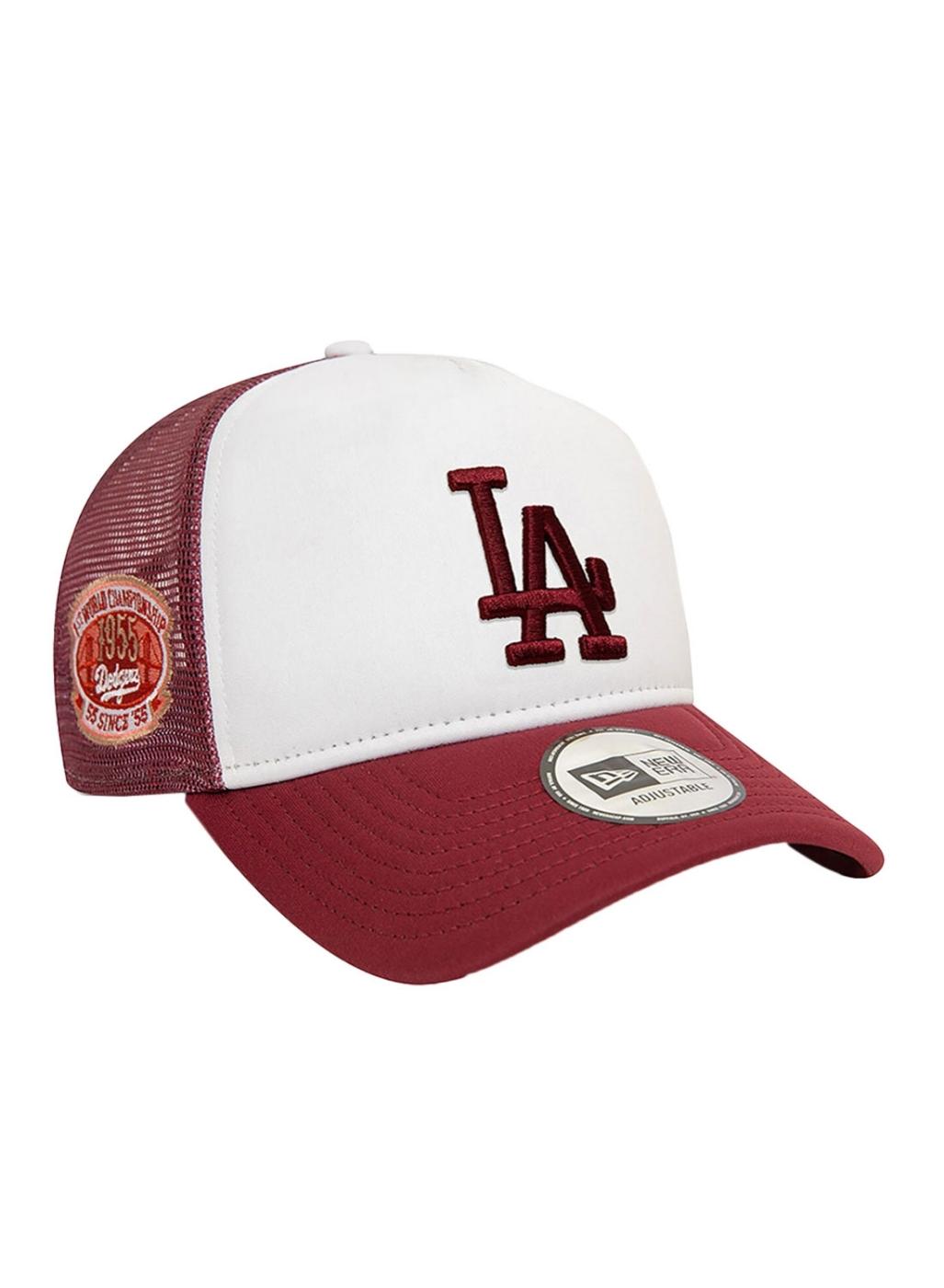 Boné New Era World Series Trucker vermelho para homens e mulheres