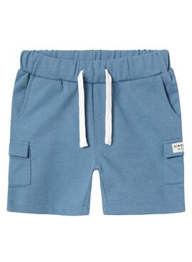 Bermudas Name It Hajdar Azul para Menino