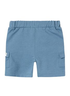 Bermudas Name It Hajdar Azul para Menino