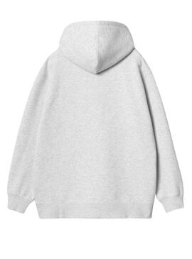 Moletom Carhartt Hooded cinza para mulher