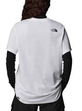 Camiseta The North Face Fine branca para mulher