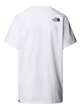 Camiseta The North Face Fine branca para mulher