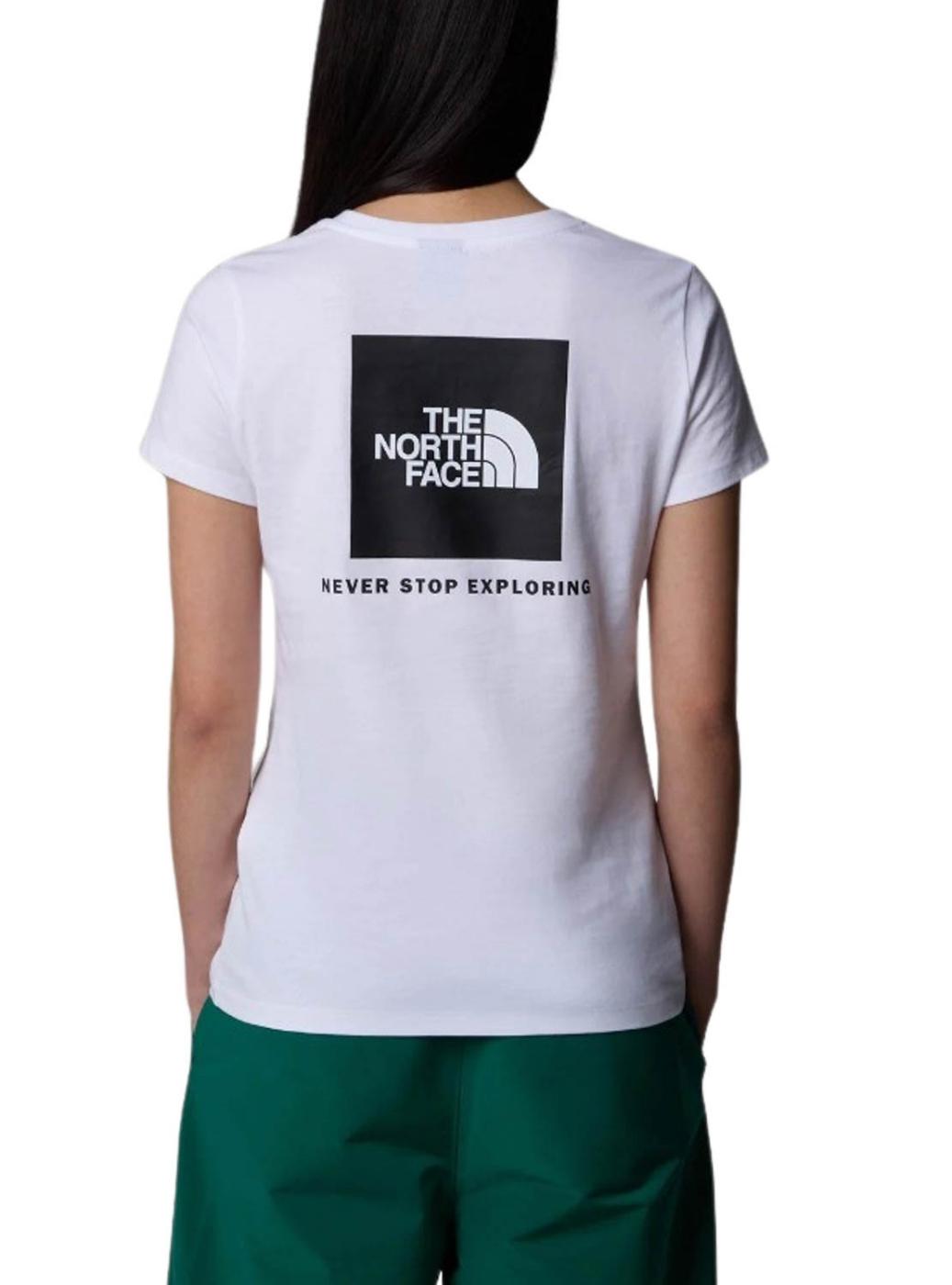 Camiseta The North Face Box branca para mulher