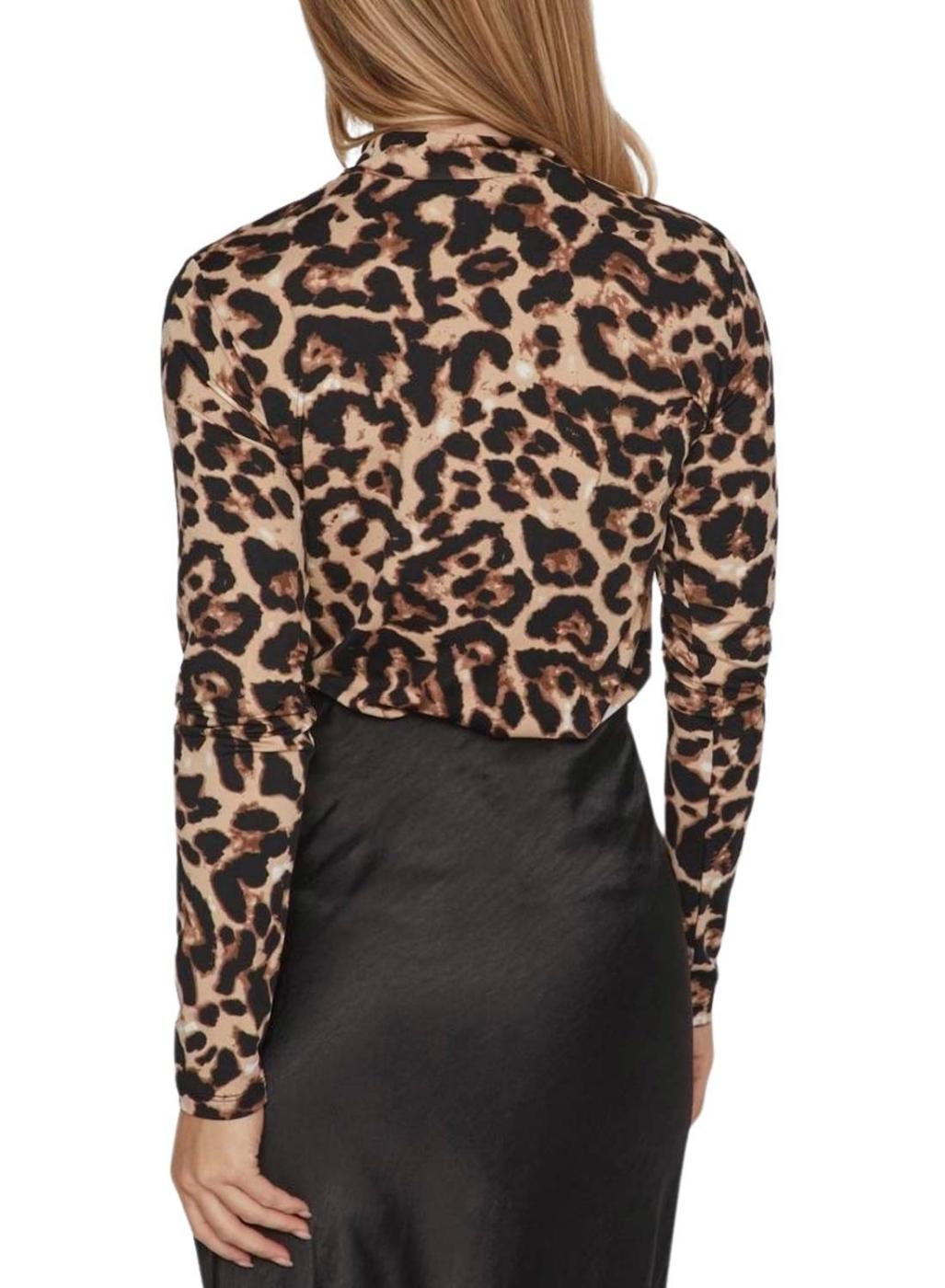 Camisa Vila Vileoa de leopardo para mulher