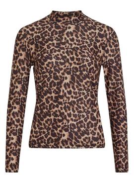 Camisa Vila Vileoa de leopardo para mulher