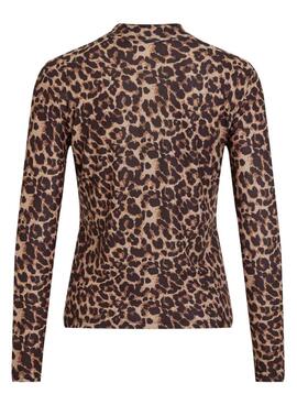 Camisa Vila Vileoa de leopardo para mulher