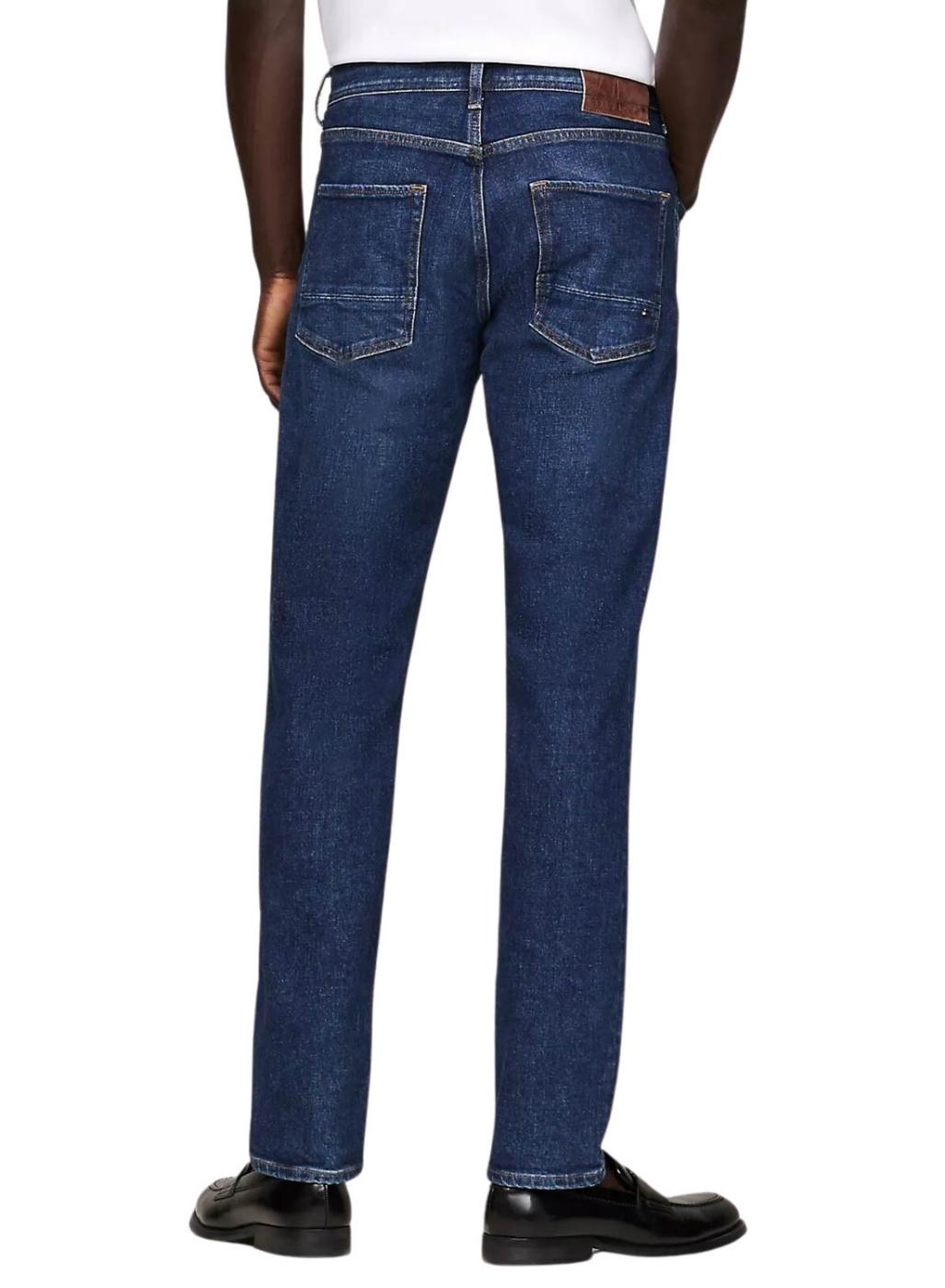 Calça jeans Tommy Hilfiger Denton denim médio para homens