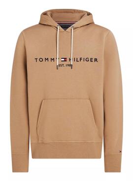 Moletom Tommy Hilfiger Hoody tostado para homem