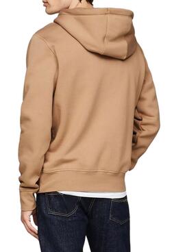 Moletom Tommy Hilfiger Hoody tostado para homem