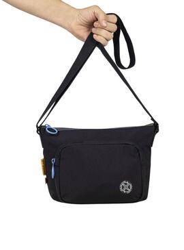 Bolsa Munich Recycled preta para mulher