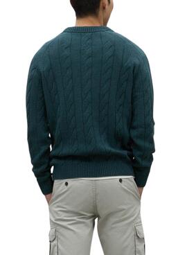 Camisola Ecoalf Tiloalf verde para homem