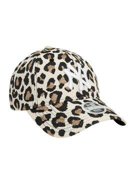 Boné New Era Animal Print leopardo para mulheres e homens