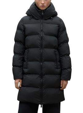 Casaco acolchoado Ecoalf Manliealf preto para mulher