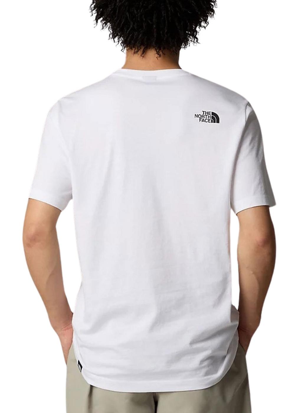 Camiseta The North Face Easy branca para homem