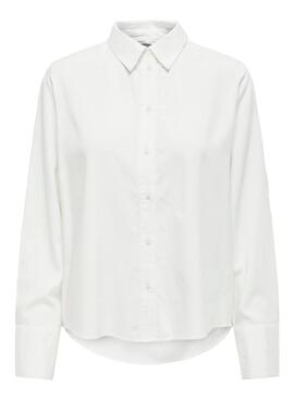 Camisa Only Berit branca para mulher