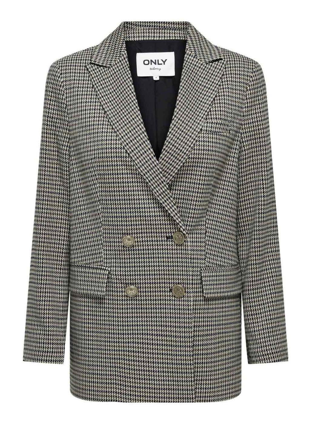 Blazer Only Lettie pied de poule para mulher