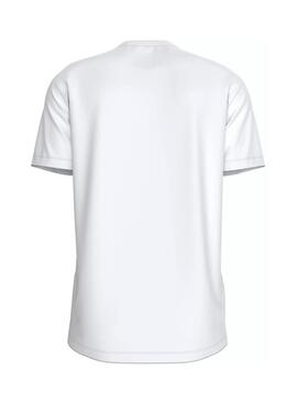 Camiseta Calvin Klein Jeans Monologo branca para homem