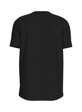 Camiseta Calvin Klein Jeans Monologo preto para homem