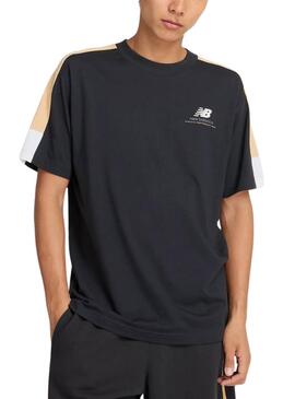 Camiseta New Balance Athletic Performance preta para homem