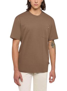 Camiseta Dickies Luray marrom para homem